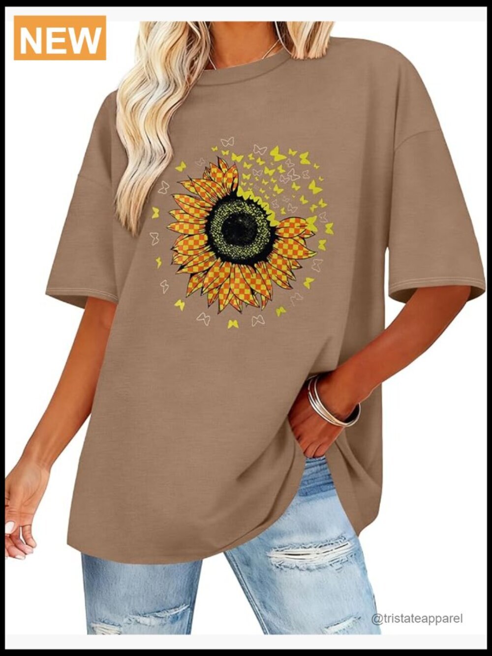 Oversized Loose Fit Graphic T-Shirt Summer Casual Short Sleeve Top